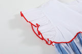 Red, White and Blue Flutter Romper - Boutique Baby Clothing | Shop Bonnie Bee