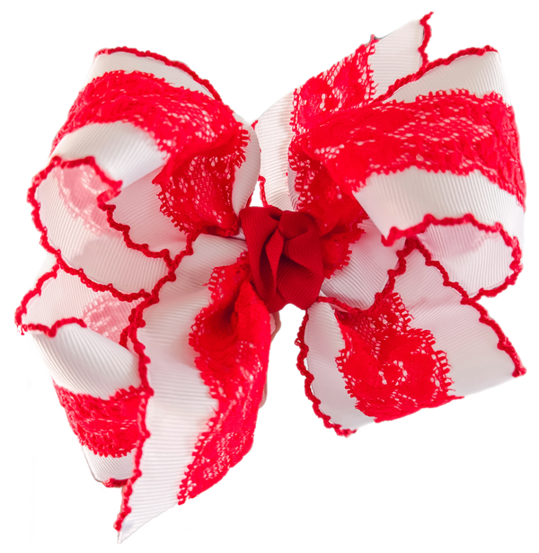 Christmas Lace Bow PREORDER for EARLY NOVEMBER