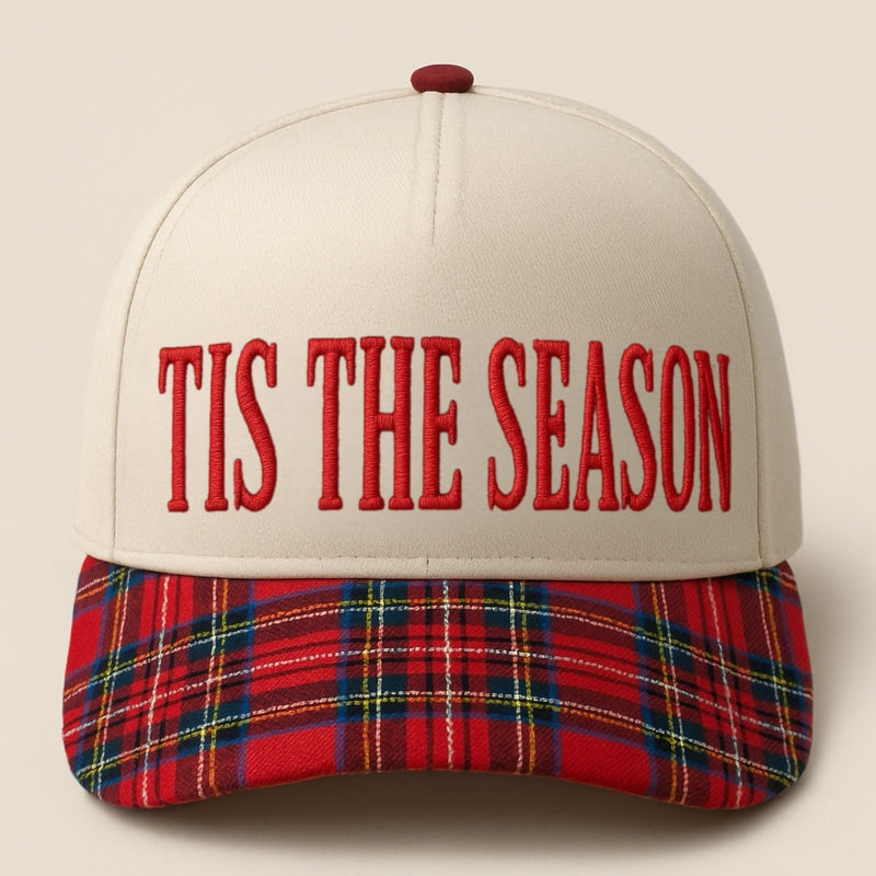 Christmas Plaid Baseball Caps