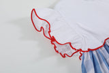 Red, White and Blue Flutter Dress - Boutique Baby Clothing | Shop Bonnie Bee