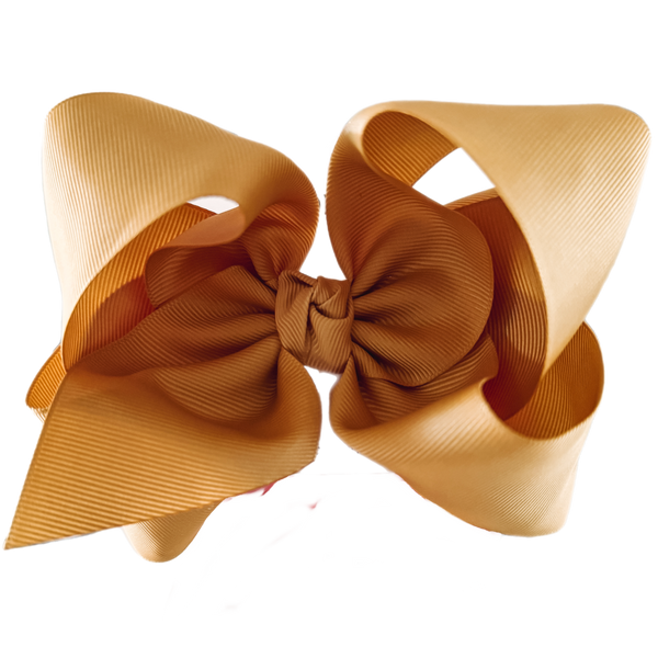 Dark Gold Grosgrain Bow
