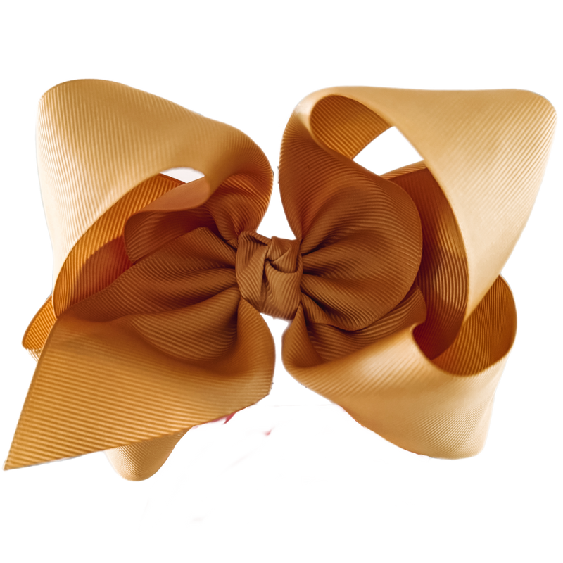 Dark Gold Grosgrain Bow