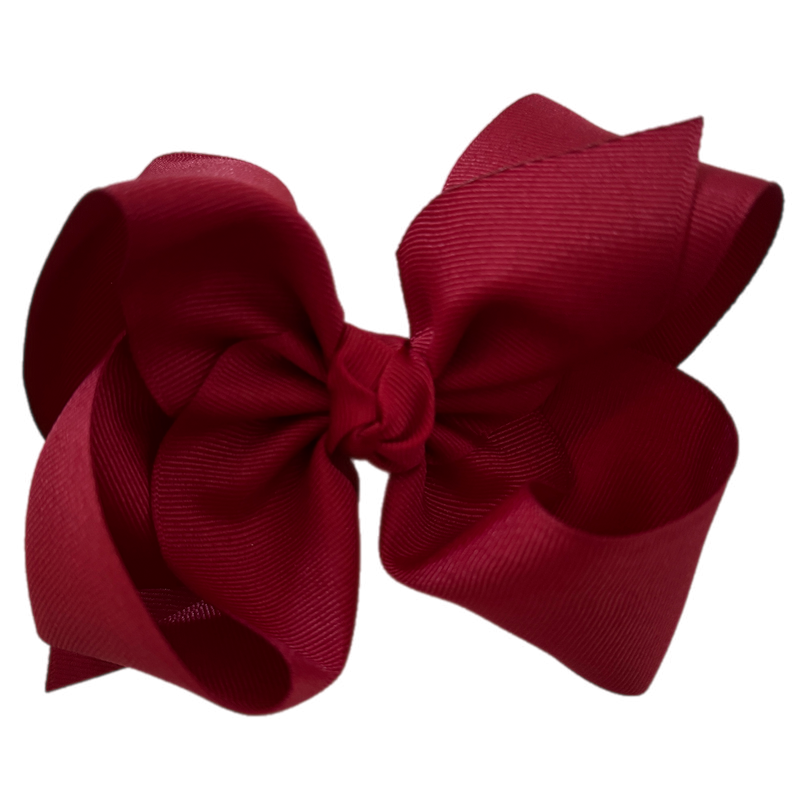 Cranberry Grosgrain Bow