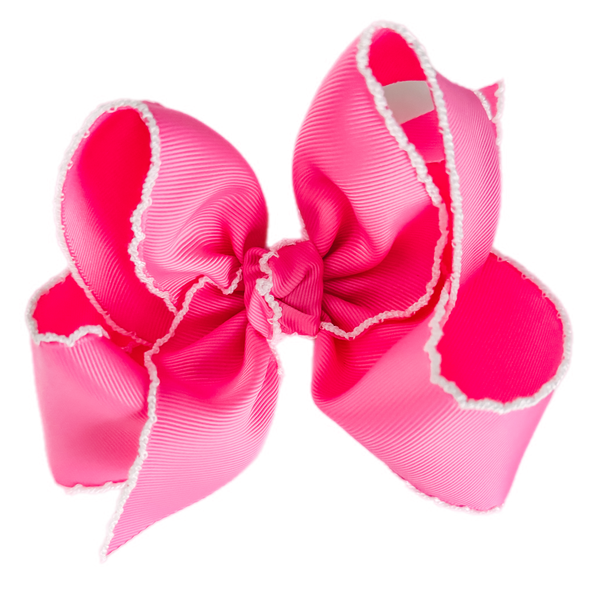 Barbie with White Moonstitch Grosgrain Bow