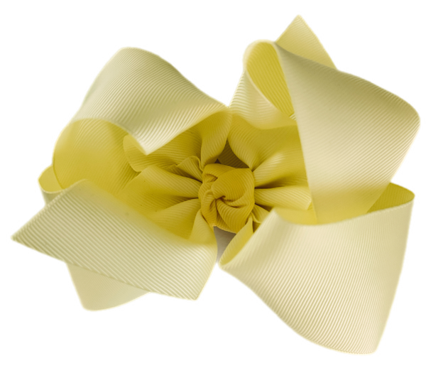 Lemon Mist Grosgrain Bow