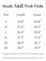 Mock Neck Adult SWEATSHIRT PREORDER EXTRAs