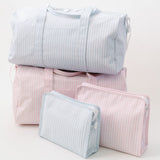 TRVL Weekend Duffel in Pimlico Stripe Blue | Shop Bonnie Bee