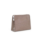 TRVL Roadie Large Zip Pouch in Gingham Coco | Shop Bonnie Bee