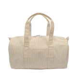 TRVL Weekend Duffel in Pimlico Stripe Sand | Shop Bonnie Bee