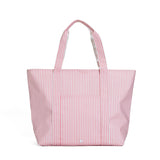 TRVL Jumbo Tote in Pimlico Stripe Dusty Rose | Shop Bonnie Bee