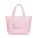 TRVL Jumbo Tote in Pimlico Stripe Dusty Rose | Shop Bonnie Bee