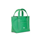 TRVL Mini Tote in Coated Canvas Kelly Green | Shop Bonnie Bee