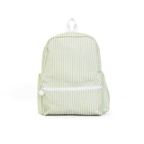 TRVL Large Backpack in Pimlico Stripe Sage | Shop Bonnie Bee