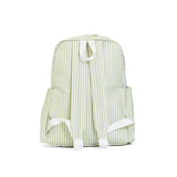 TRVL Large Backpack in Pimlico Stripe Sage | Shop Bonnie Bee
