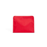 TRVL Roadie Large Zip Pouch in Coated Canvas Red | Shop Bonnie Bee
