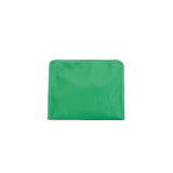 TRVL Roadie Large Zip Pouch in Coated Canvas Kelly Green | Shop Bonnie Bee