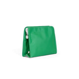 TRVL Roadie Large Zip Pouch in Coated Canvas Kelly Green | Shop Bonnie Bee