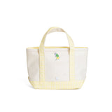 TRVL Mini Tote in Ernie Coated Canvas With Buttercup Trim | Shop Bonnie Bee