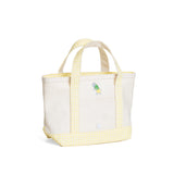 TRVL Mini Tote in Ernie Coated Canvas With Buttercup Trim | Shop Bonnie Bee