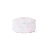 TRVL Quilted Jewel Round in Pimlico Stripe Pink | Shop Bonnie Bee