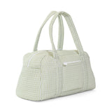 TRVL Quilted Grande Duffel in Pimlico Stripe Sage | Shop Bonnie Bee