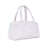 TRVL Quilted Grande Duffel in Pimlico Stripe Pink | Shop Bonnie Bee