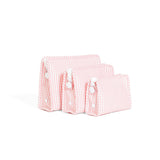 TRVL Roadie Large Zip Pouch in Pimlico Stripe Dusty Rose | Shop Bonnie Bee