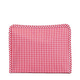 ROADIE LARGE Zip Pouch - GINGHAM RED