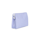 TRVL Roadie Large Zip Pouch in Gingham Lilac | Shop Bonnie Bee