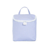 TRVL Take Away Insulated Lunch Bag in Gingham Lilac | Shop Bonnie Bee
