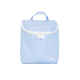 TRVL Take Away Insulated Lunch Bag in Gingham Sky | Shop Bonnie Bee