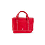 TRVL Mini Tote in Coated Canvas Red | Shop Bonnie Bee