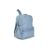 TRVL Mini Backpack in Rodeo Check Indigo | Shop Bonnie Bee