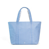 TRVL Jumbo Tote in Pimlico Stripe Chambray | Shop Bonnie Bee