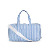 TRVL Weekend Duffel in Pimlico Stripe Chambray | Shop Bonnie Bee