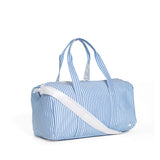TRVL Weekend Duffel in Pimlico Stripe Chambray | Shop Bonnie Bee