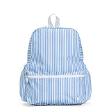 TRVL Large Backpack in Pimlico Stripe Chambray | Shop Bonnie Bee