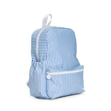 TRVL Large Backpack in Pimlico Stripe Chambray | Shop Bonnie Bee