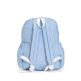 TRVL Large Backpack in Pimlico Stripe Chambray | Shop Bonnie Bee