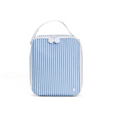 TRVL Insulated Lunch Bag in Pimlico Stripe Chambray | Shop Bonnie Bee