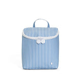 TRVL Take Away Insulated Lunch Bag in Pimlico Stripe Chambray | Shop Bonnie Bee