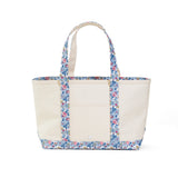TRVL Medium Tote in Coated Canvas Natural With Bridgehampton Trim | Shop Bonnie Bee