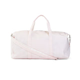 TRVL Xl Weekender Duffel Bag in Pimlico Stripe Pink | Shop Bonnie Bee