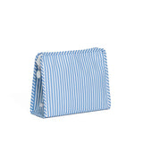 TRVL Roadie Large Zip Pouch in Pimlico Stripe Chambray | Shop Bonnie Bee
