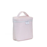 TRVL Quilted Go Go Lunch Insulated Bag in Pimlico Stripe Pink | Shop Bonnie Bee