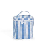 TRVL Quilted Go Go Lunch Insulated Bag in Pimlico Stripe Chambray | Shop Bonnie Bee