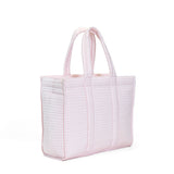 TRVL Quilted Go Go Tote in Pimlico Stripe Pink | Shop Bonnie Bee