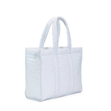 TRVL Quilted Go Go Tote in Pimlico Stripe Blue | Shop Bonnie Bee