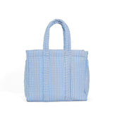 TRVL Quilted Go Go Tote in Pimlico Stripe Chambray | Shop Bonnie Bee