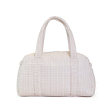 TRVL Quilted Grande Duffel in Pimlico Stripe Sand | Shop Bonnie Bee
